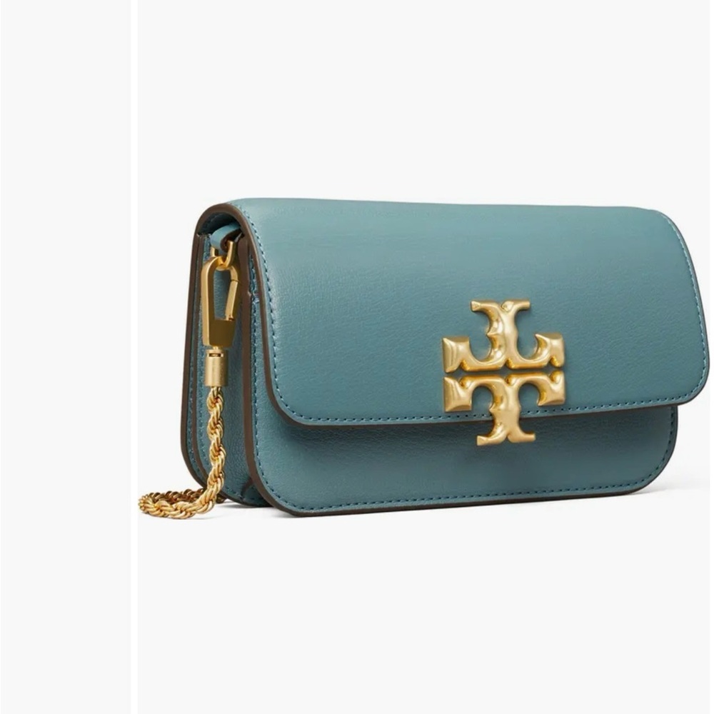 Tory Burch Eleanor Textured Phone Crossbody Wallet - Picture 2 of 9